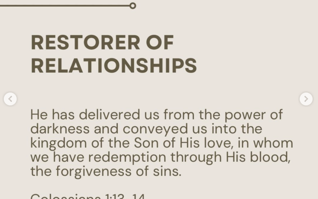 Restorer of Relationships